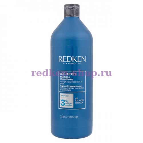 Redken Extreme Shampoo укрепляющий шампунь для ослабленных волос 1000 мл